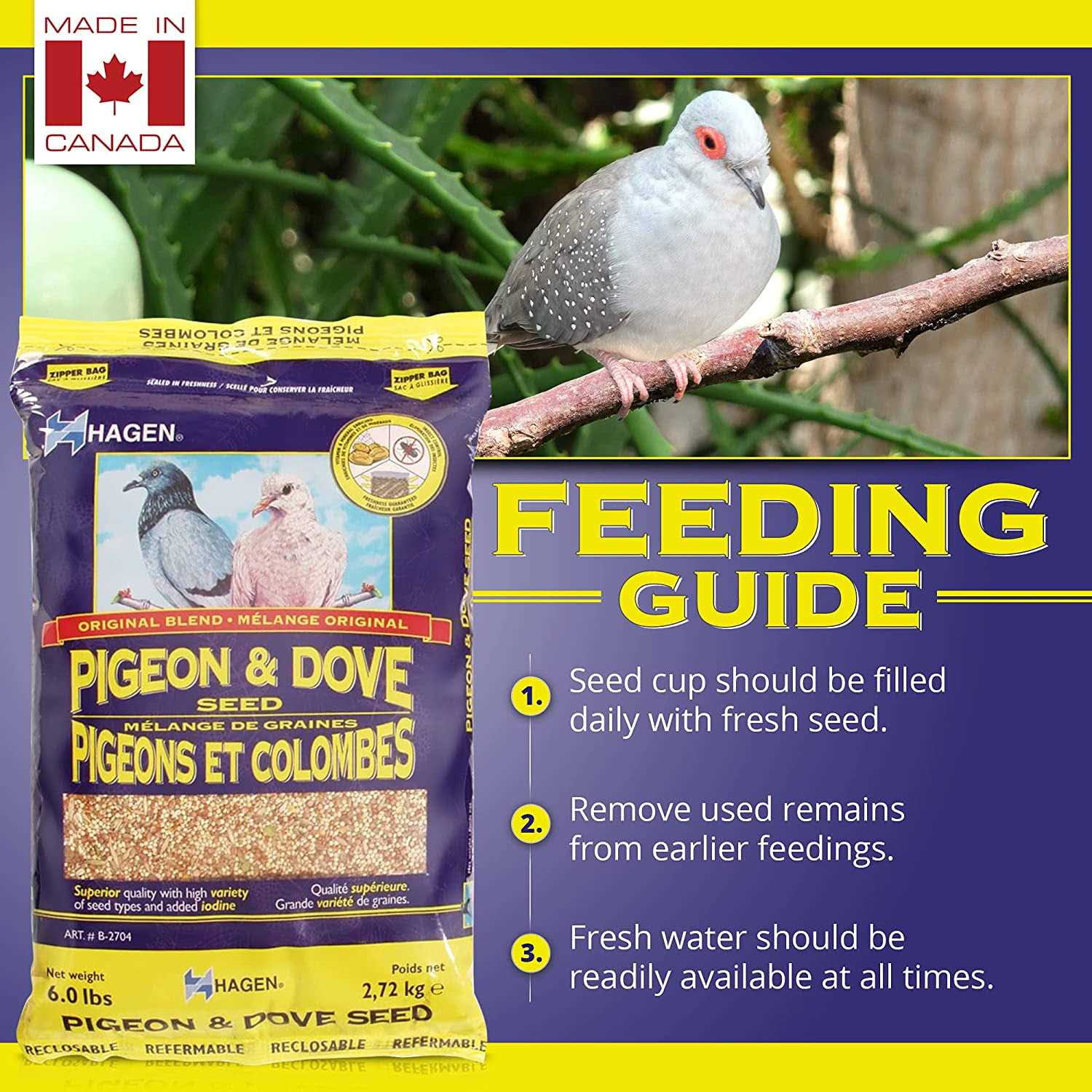 Hagen Pigeon & Dove Seed - Healthber