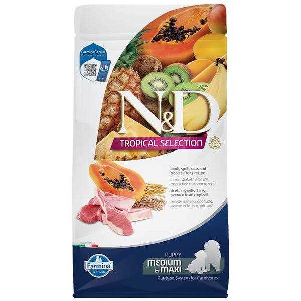 Farmina N&D Spelt, Oats Tropical Selection Salmon Medium / Maxi Adult Dog Food - Healthber