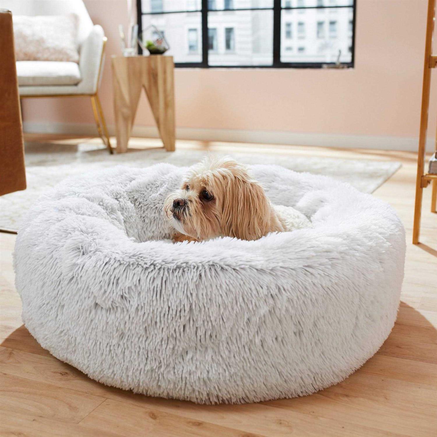 Frisco Eyelash Cat Dog Bolster Bed - Healthber