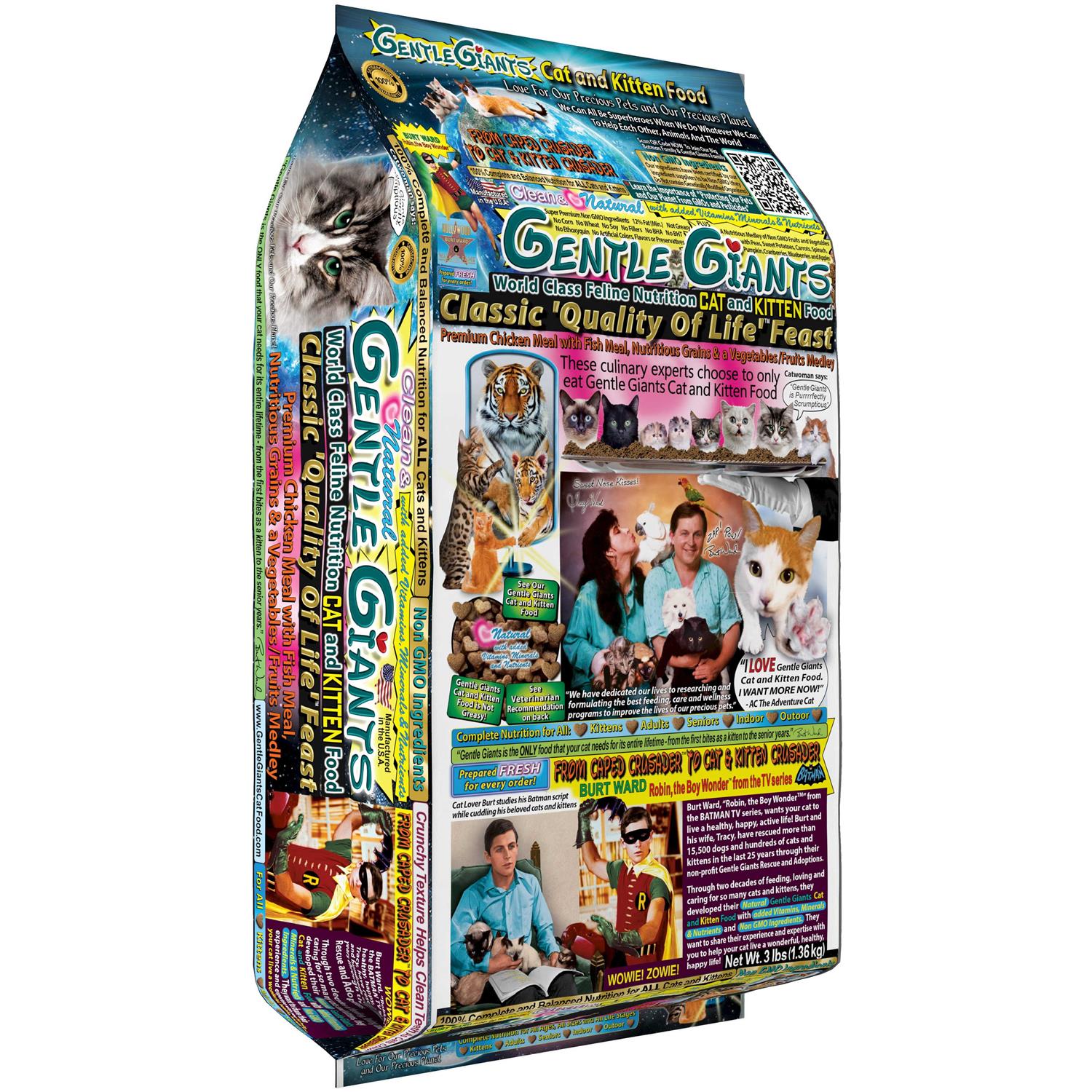 Gentle Giants Chicken & Fish Dry Cat Food - Healthber