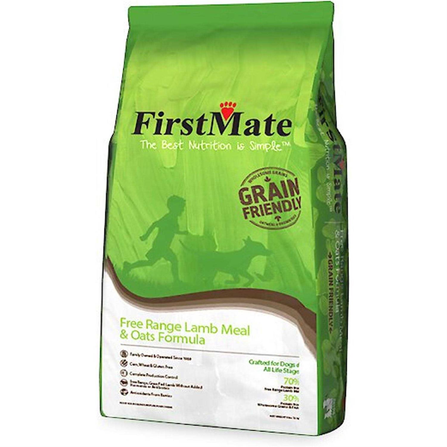 FirstMate Grain Friendly Formula Dog Food Free Range Lamb & Oats - Healthber