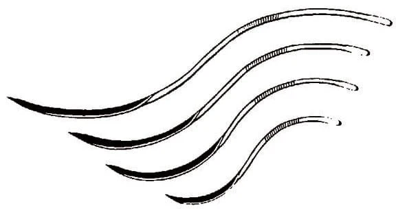 S Curved Needles - Healthber