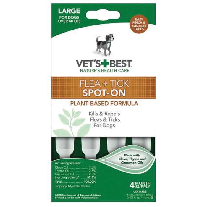 Vet’s Best Flea and Tick Spot-On - Healthber