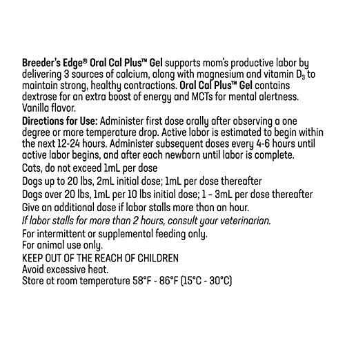 Revival Animal Health Breeder’s Edge Oral Cal Plus Fast-Absorbing Oral Calcium Supplement - Healthber