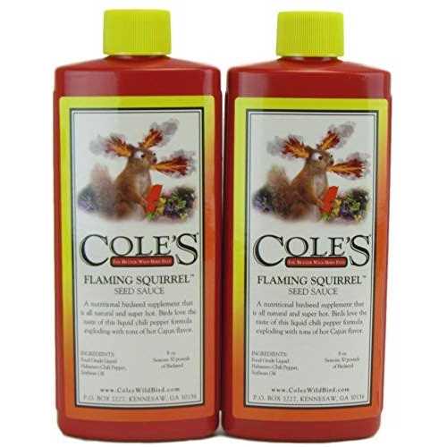 Cole’s Wild Bird Products Fs08 Flaming Squirrel Seed Sauce - Healthber
