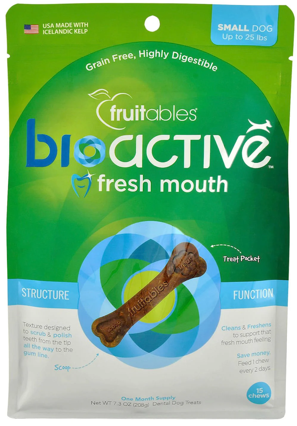 Fruitables BioActive Fresh Mouth Dental Chews - Healthber