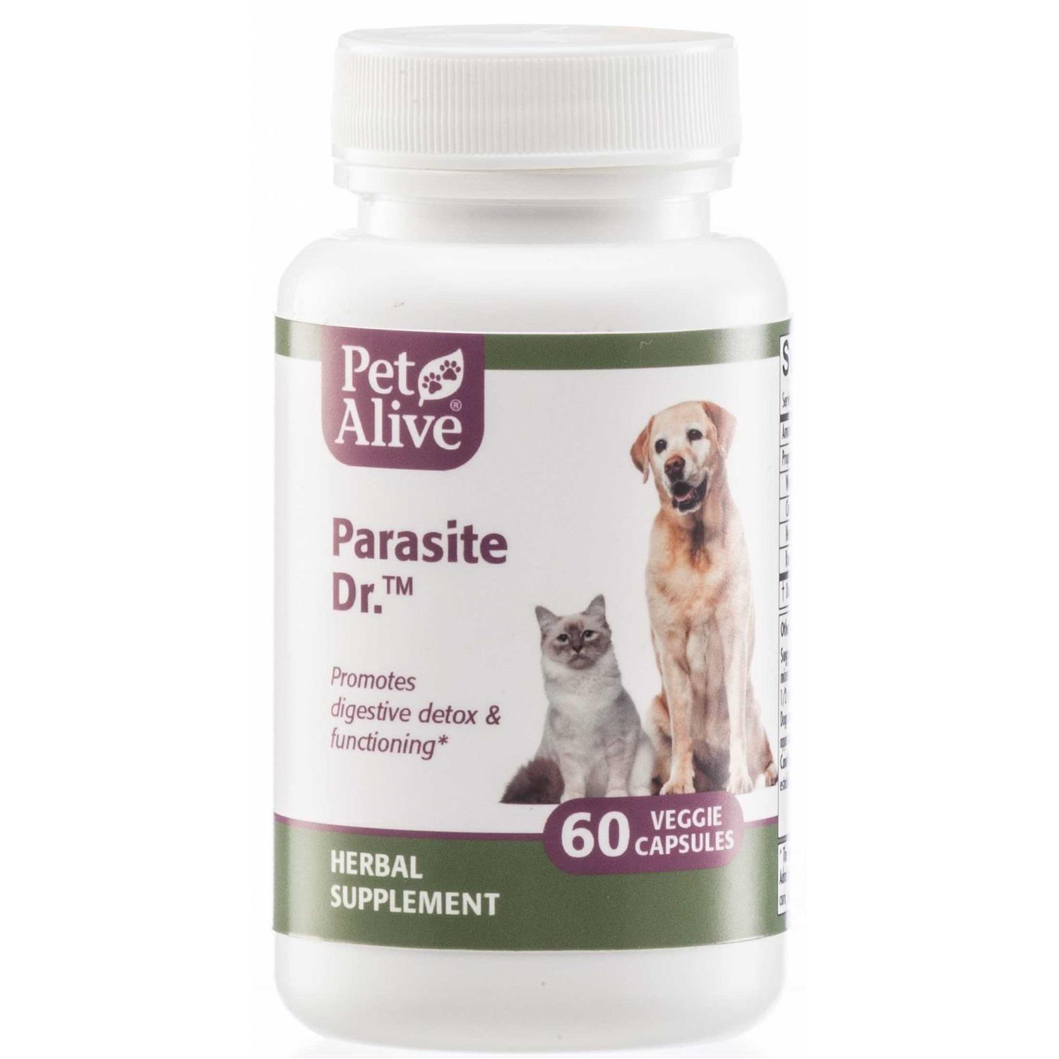 PetAlive Parasite Dr. for Cat & Dog Digestive Detoxification - Healthber
