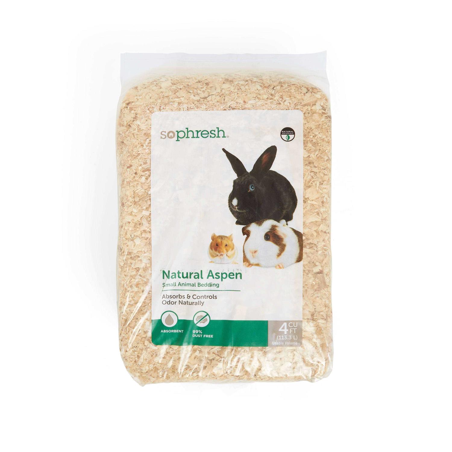 So Phresh Natural Aspen Small Animal Bedding - Healthber