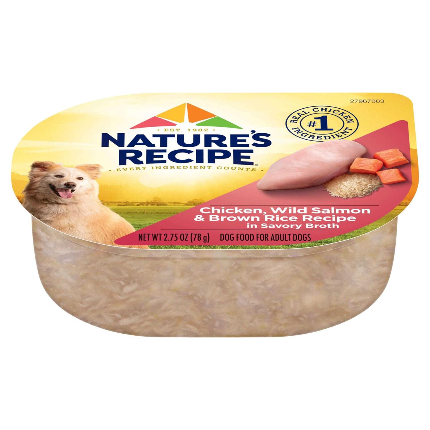 Nature’s Recipe Wet Dog Food Chicken Recipe in Broth - Healthber