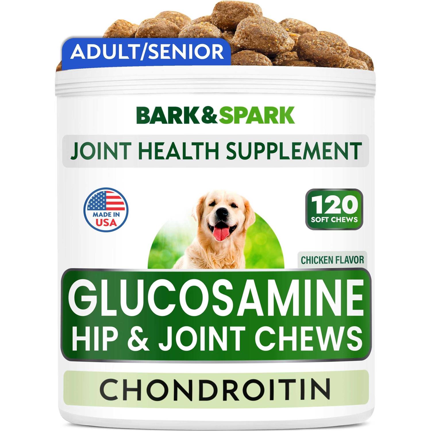 Bark&Spark Glucosamine Chews for Dog - Healthber