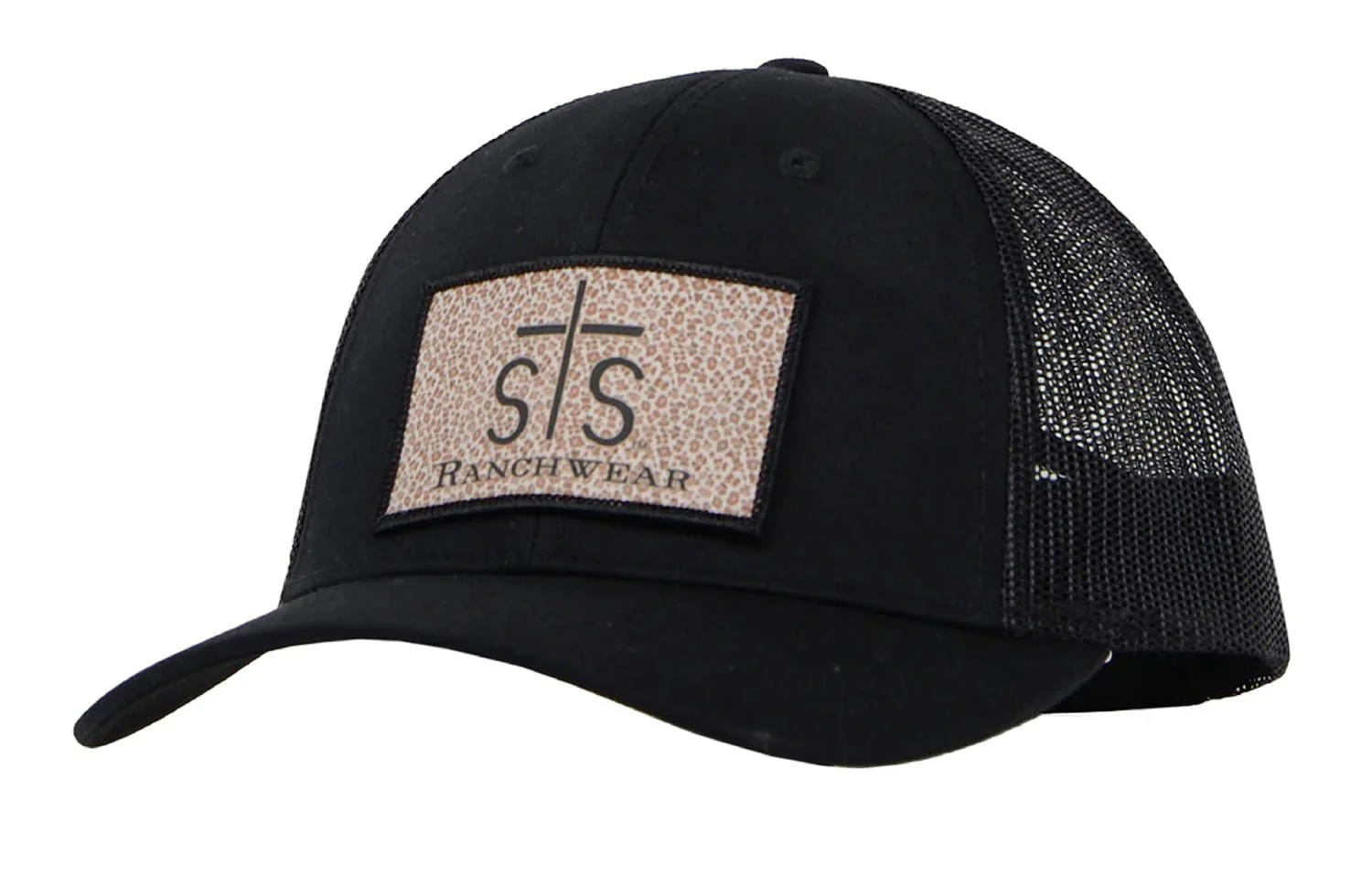 STS Leopard Patch Snapback Trucker Hat - Healthber