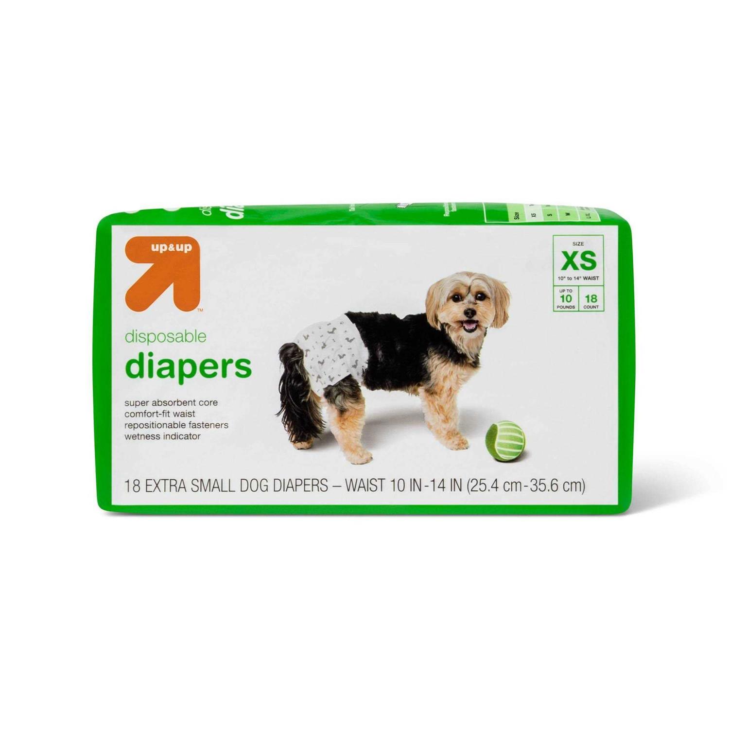 up & up Dog Diapers 18ct - Healthber