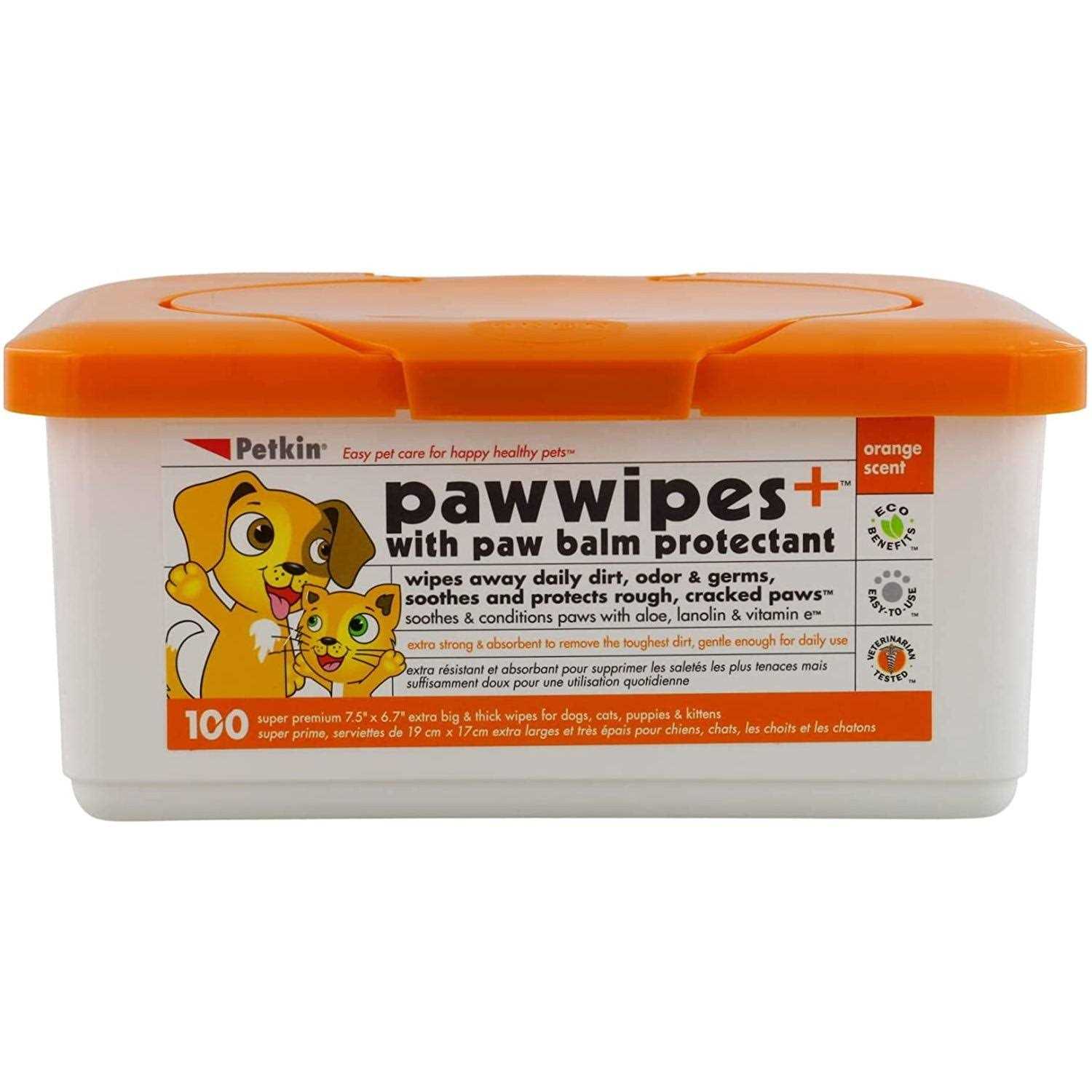 Petkin Paw Wipes - Healthber