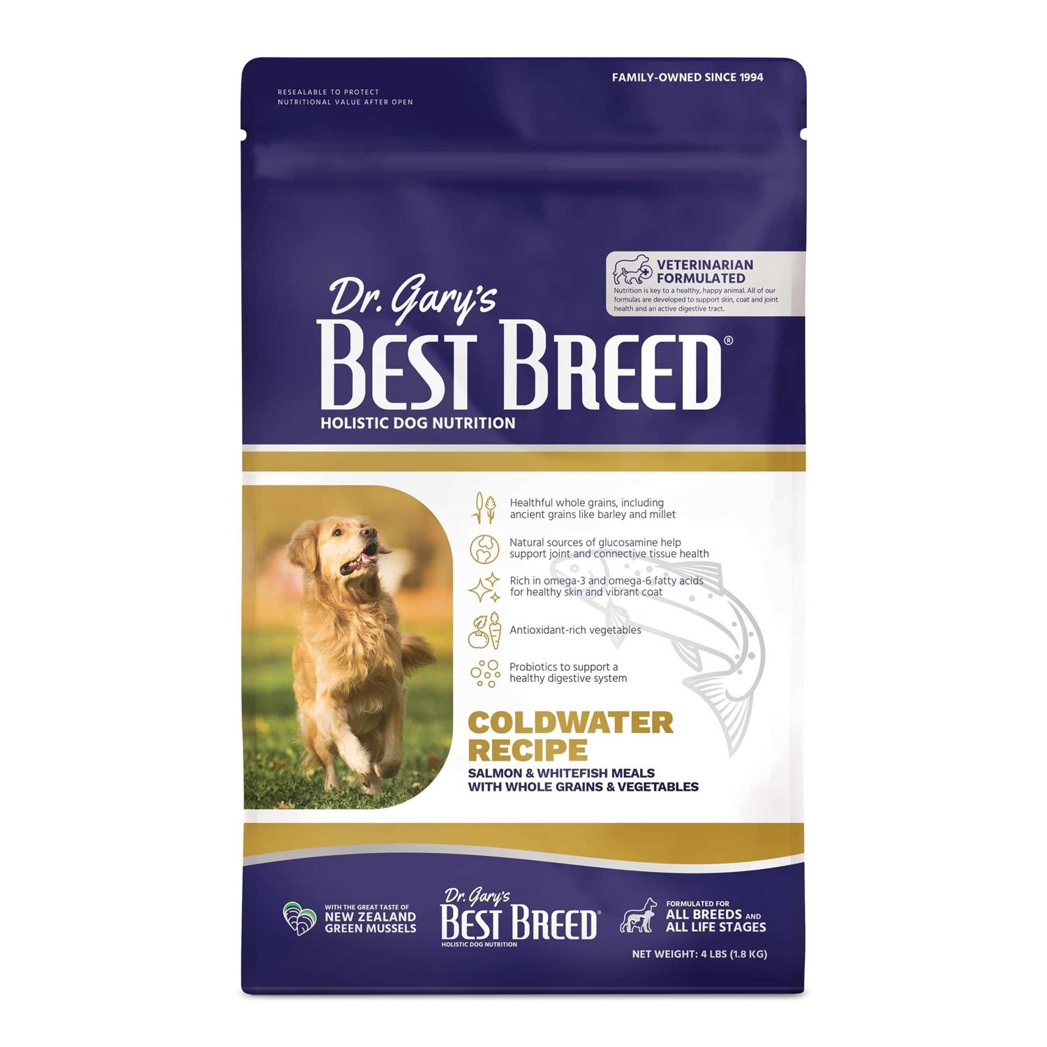 Dr. Gary’s Best Breed Holistic Coldwater Recipe Dry Dog Food - Healthber