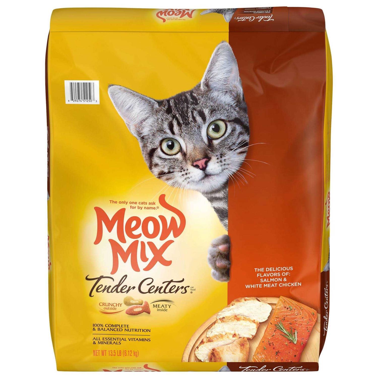 Meow Mix Tender Centers Cat Food - Healthber