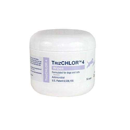 Dechra TrizCHLOR 4 Wipes for Dogs & Cats - Healthber