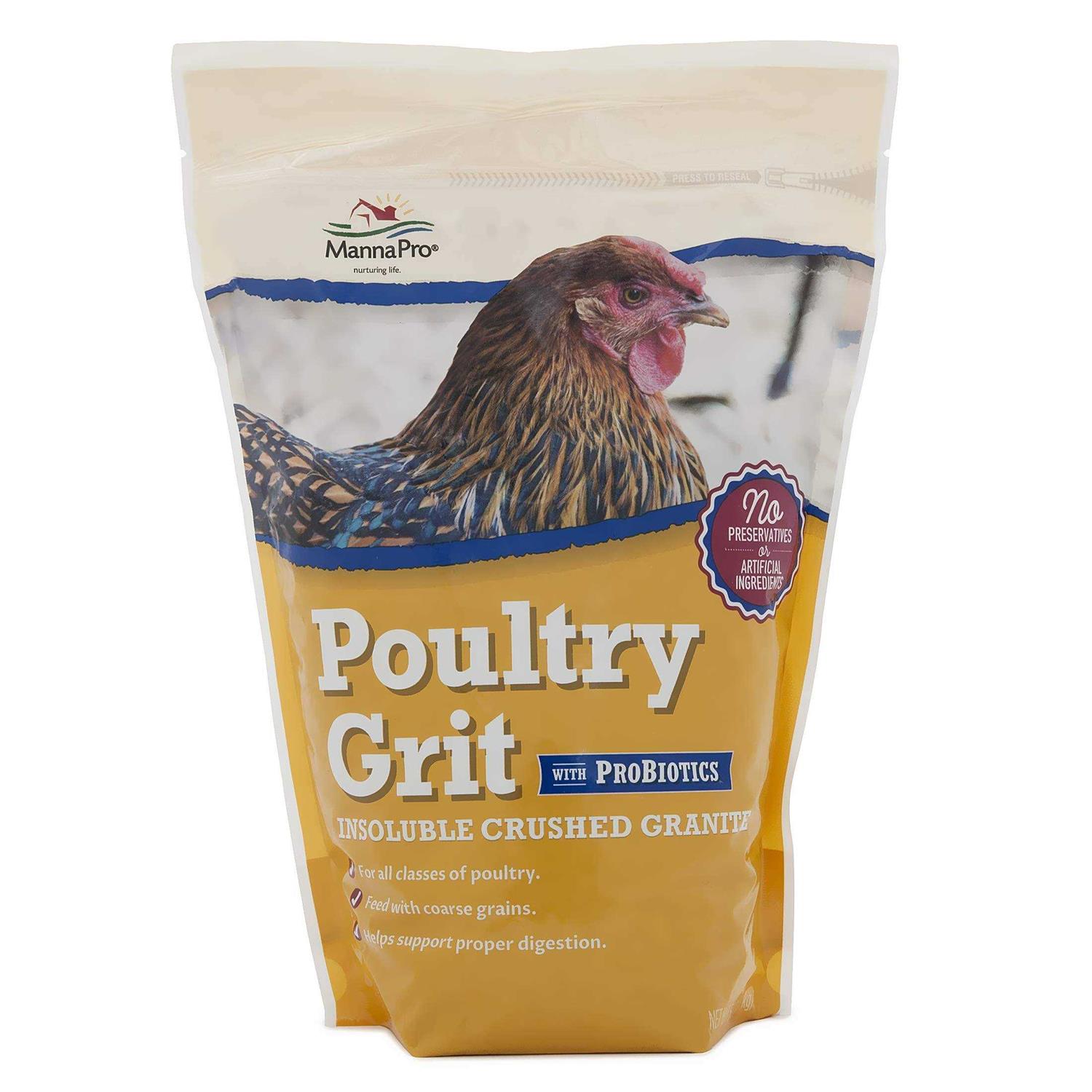 Manna Pro Poultry Grit with Probiotics - Healthber
