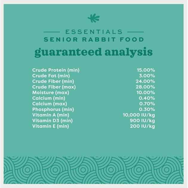 Oxbow Essentials Senior Rabbit Food - Healthber