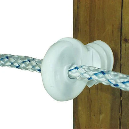 Wood Post Insulators for Poly Wire or Rope 25 Pack - Healthber
