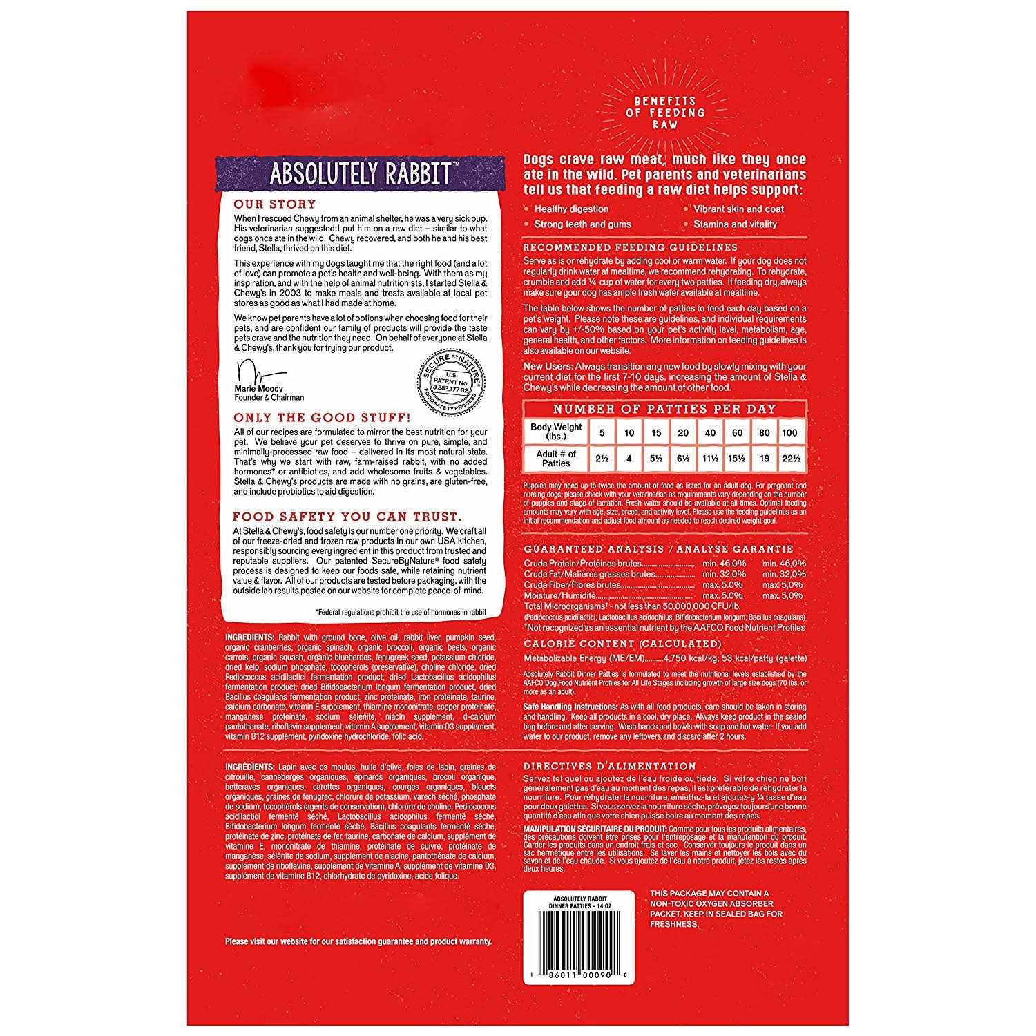 Stella & Chewy’s Absolutely Rabbit Dinner Patties Freeze Dried Dog Food - Healthber