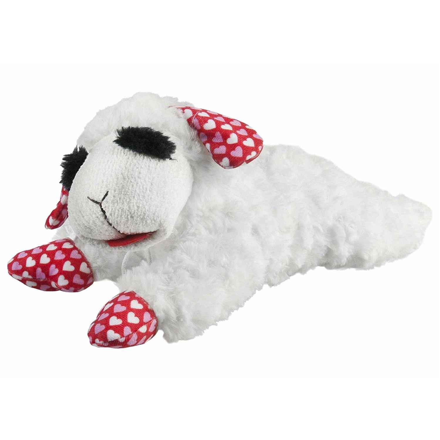 Multipet Valentine’s Day Lamb Chop Dog Toy - Healthber