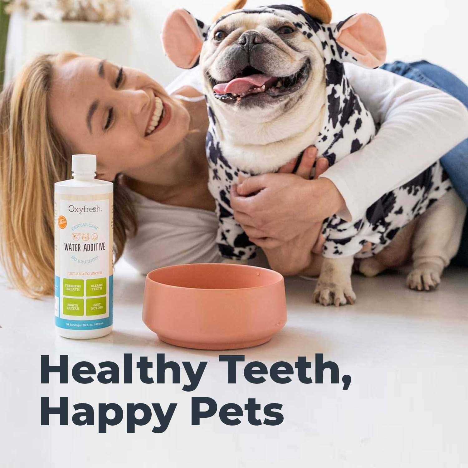 Oxyfresh Premium Pet Dental Care Solution Water Additive - Healthber