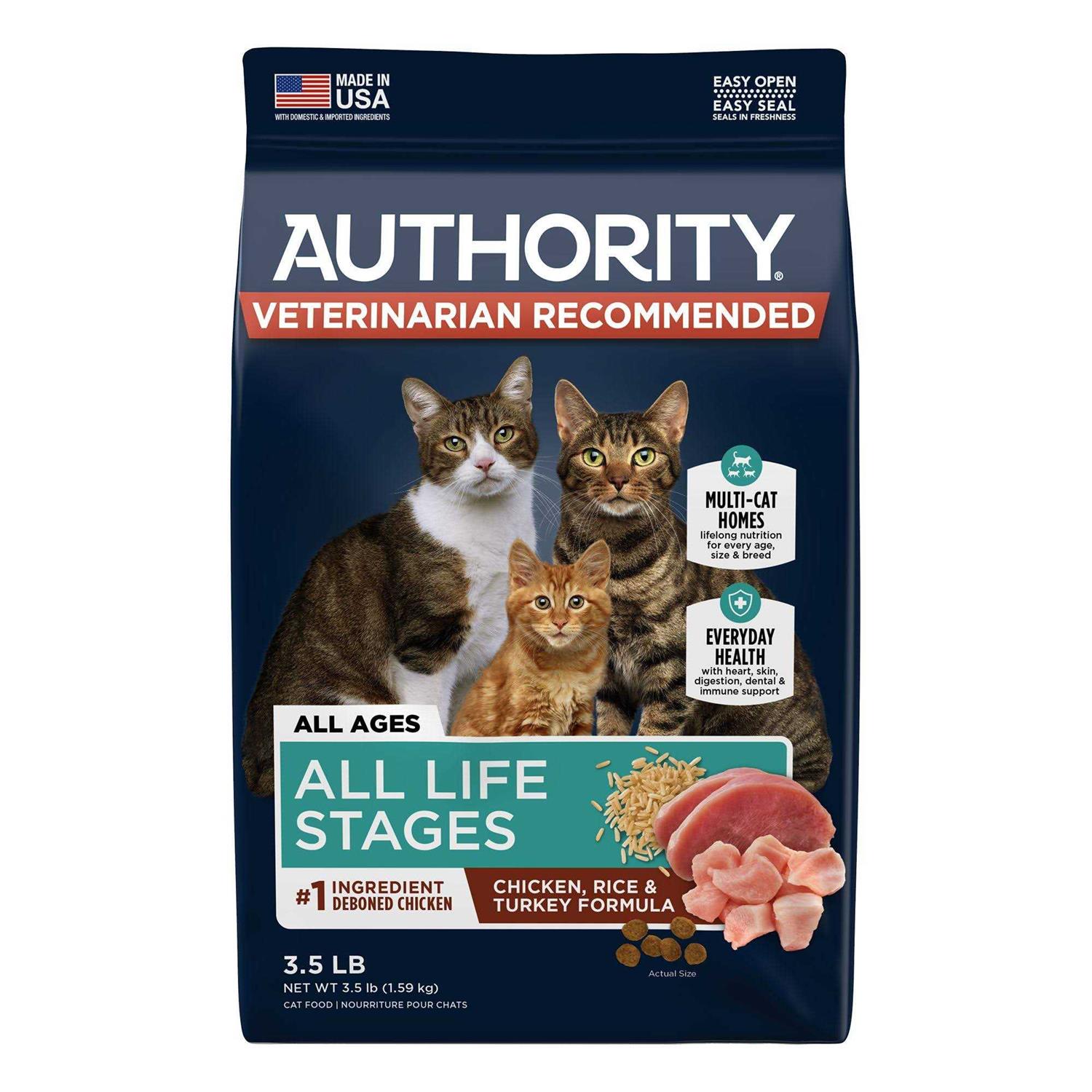 Authority Everyday Health All Life Stages Dry Cat Food - Healthber