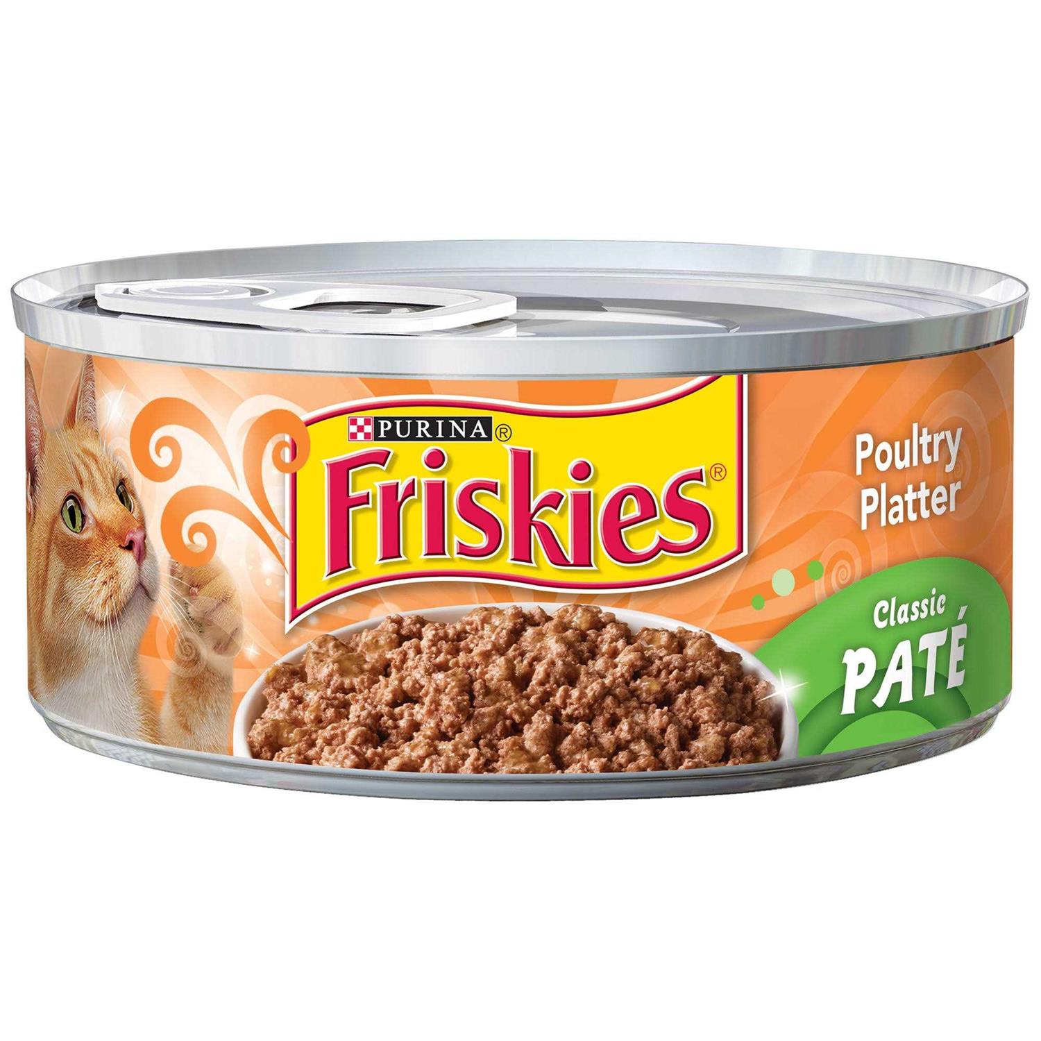 Friskies Pate Poultry Platter Canned Cat Food - Healthber