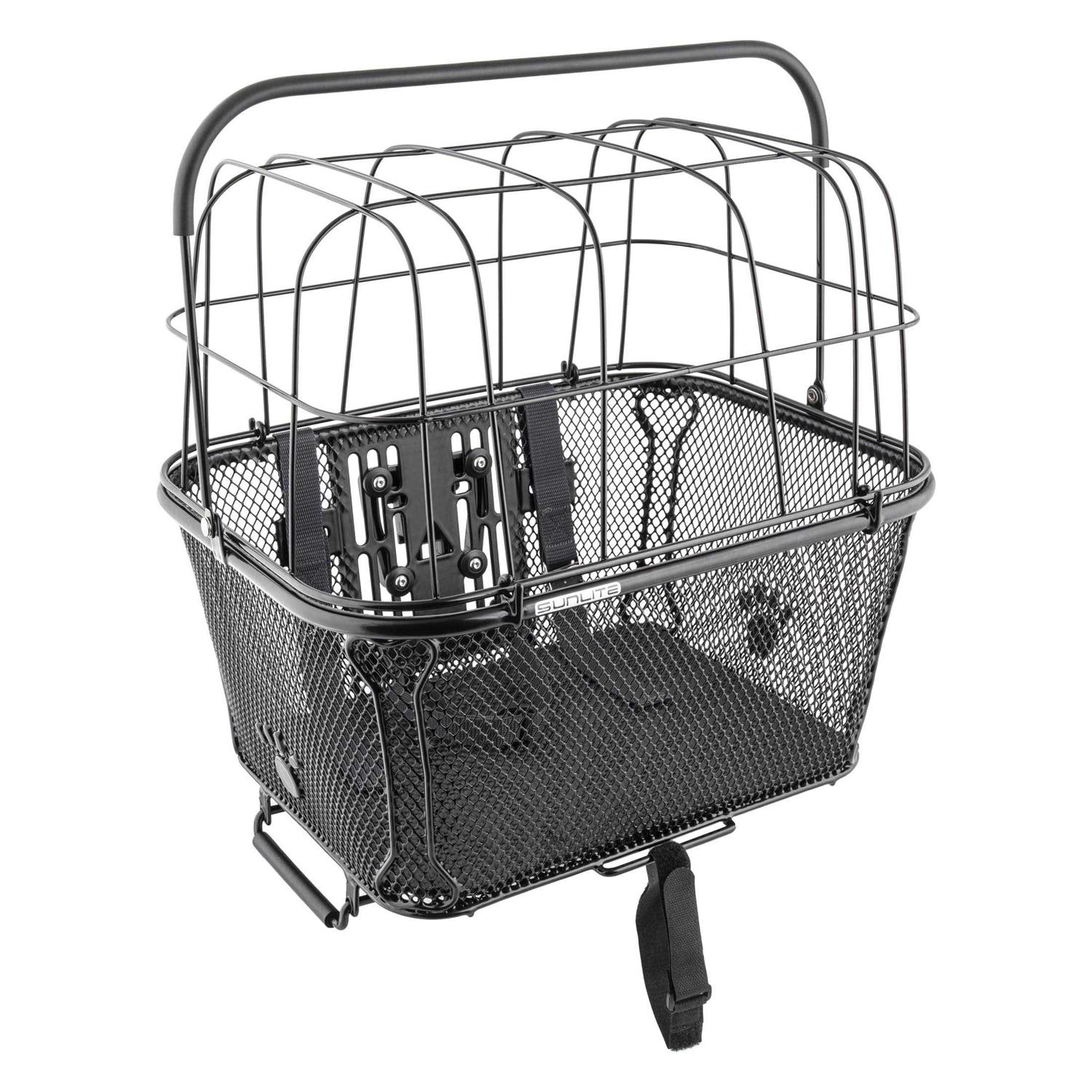 Sunlite RackTop/Handlebar Pet Friendly QR Basket - Healthber