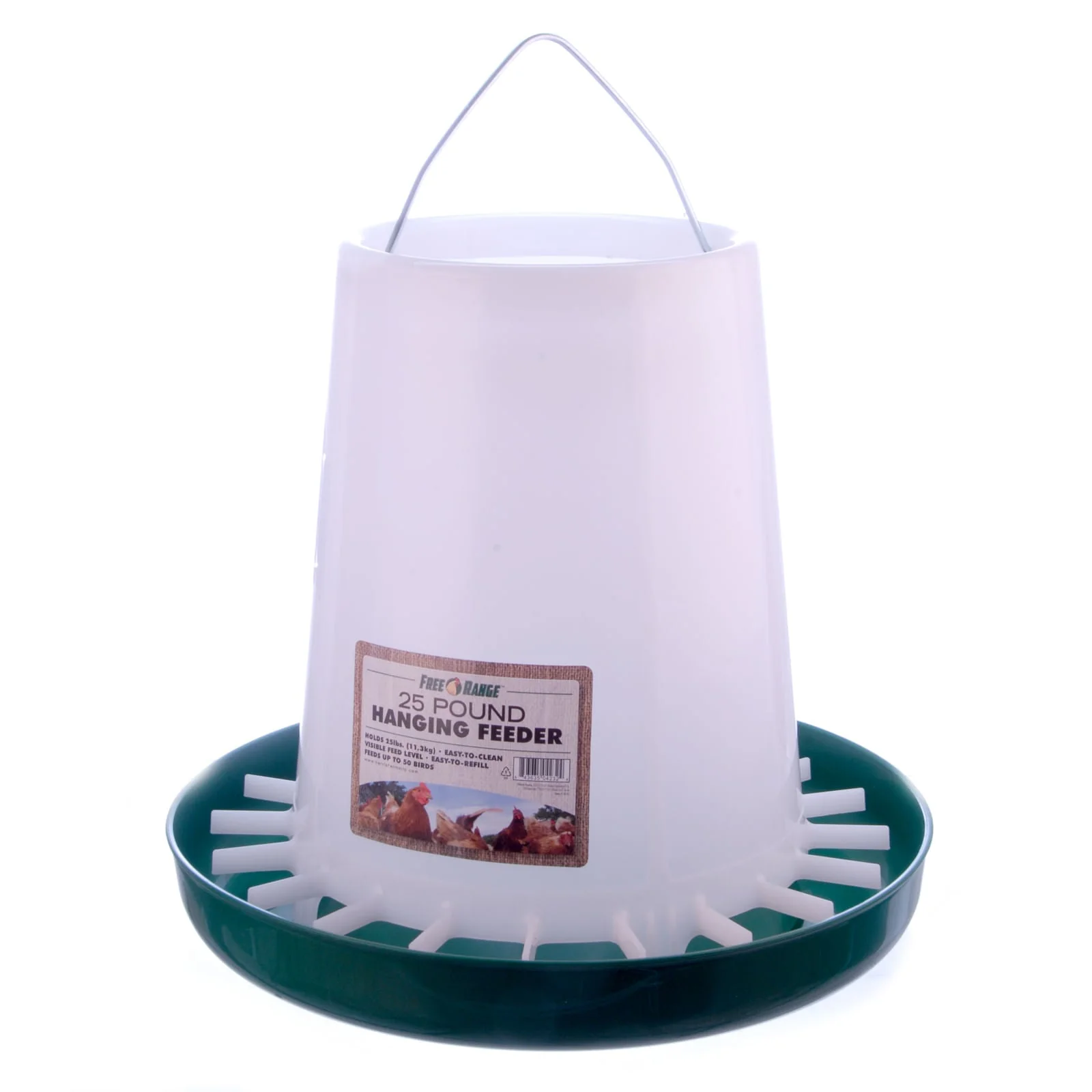 Poly Hanging Chicken Feeders - Healthber