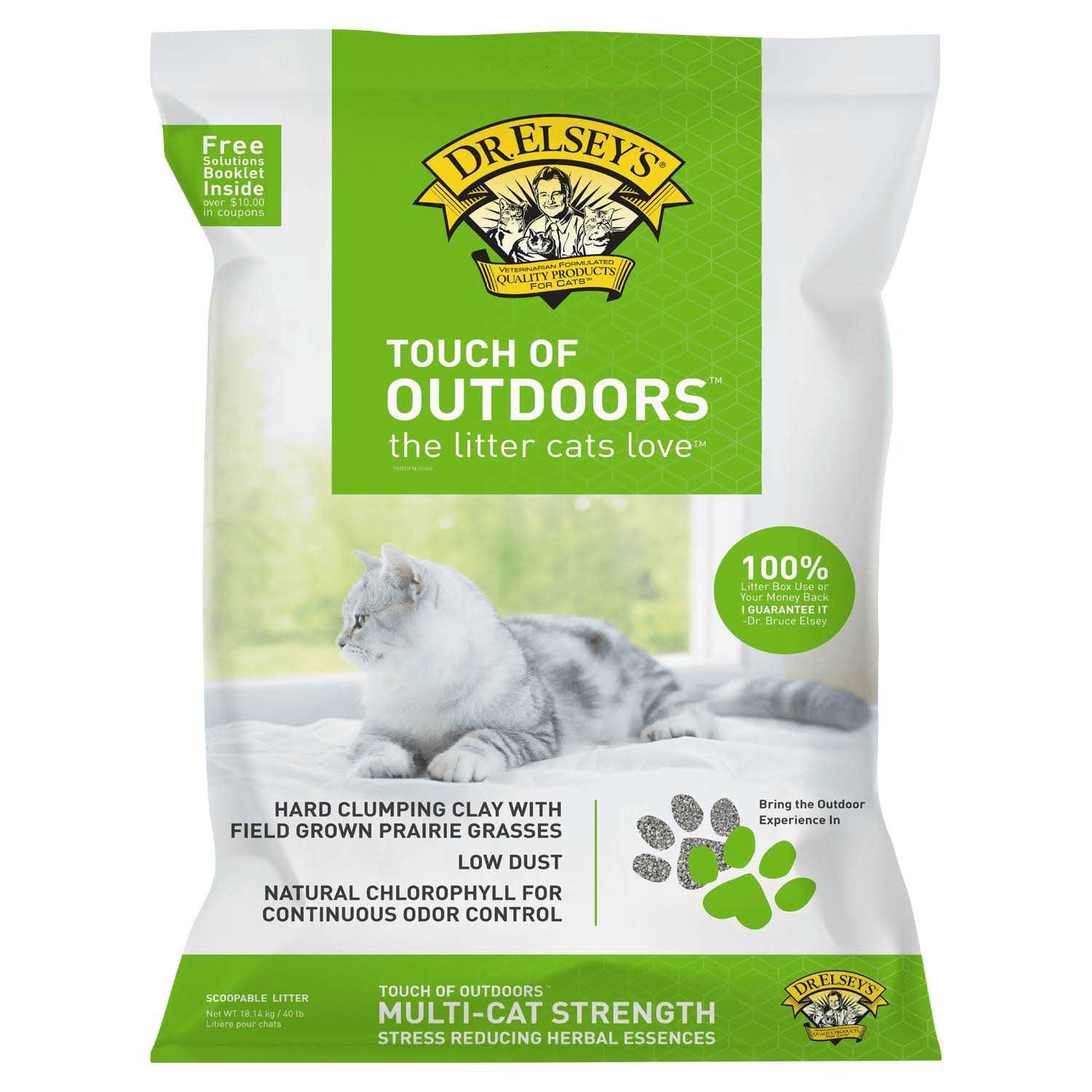Dr. Elsey’s Precious Cat Touch of Outdoors Cat Litter - Healthber