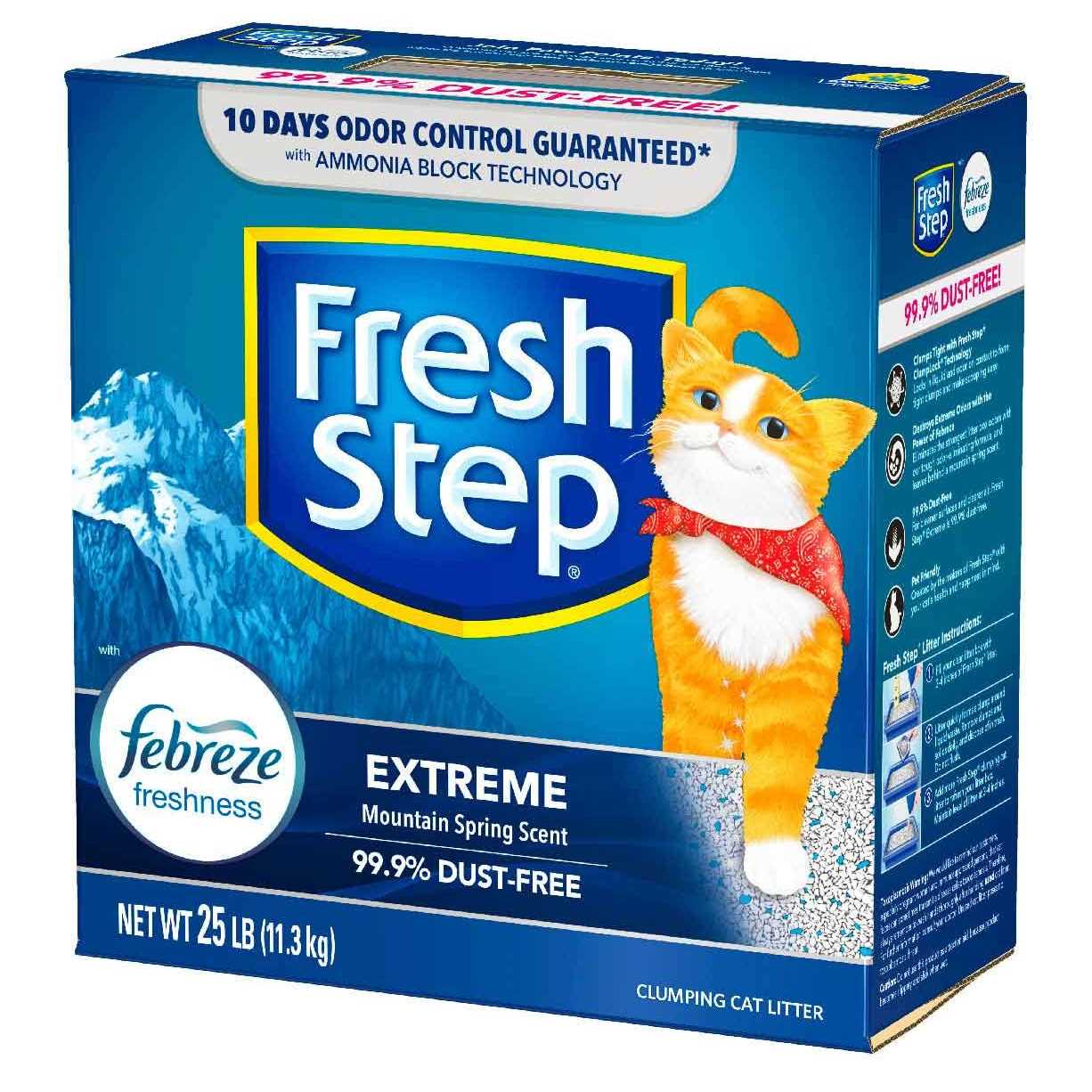 Fresh Step Extreme Febreze Clumping Cat Litter - Healthber