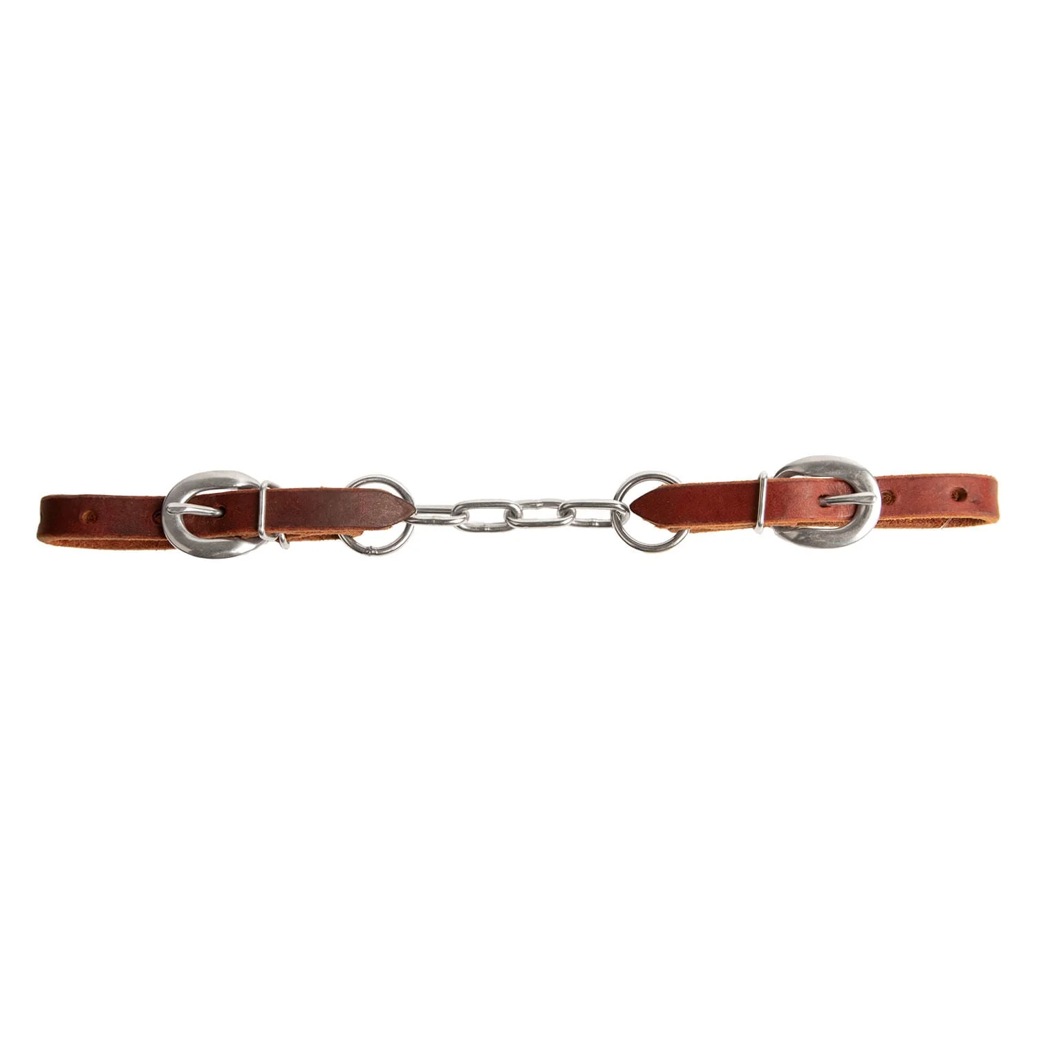 Poplar Head Premium Single Chain Latigo Leather Curb Chain - Healthber