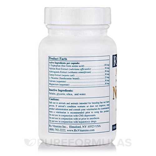 Rx Vitamins NutriCalm Liquid 4oz - Healthber