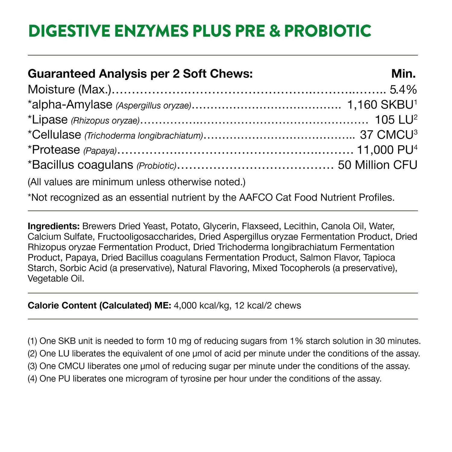 NaturVet Digestive Enzymes Plus Probiotic - Healthber
