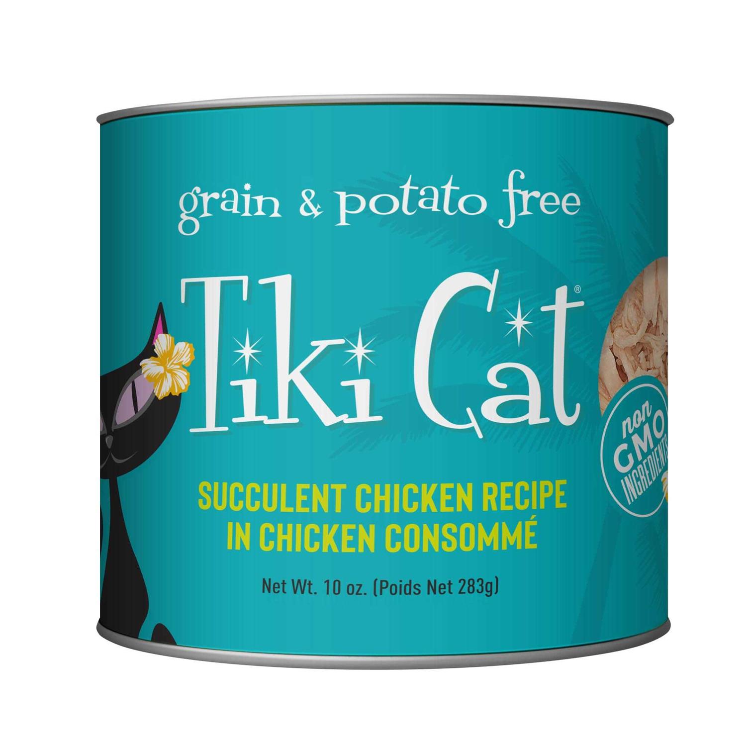 Tiki Cat Puka Puka Luau Succulent Chicken Cat Food - Healthber