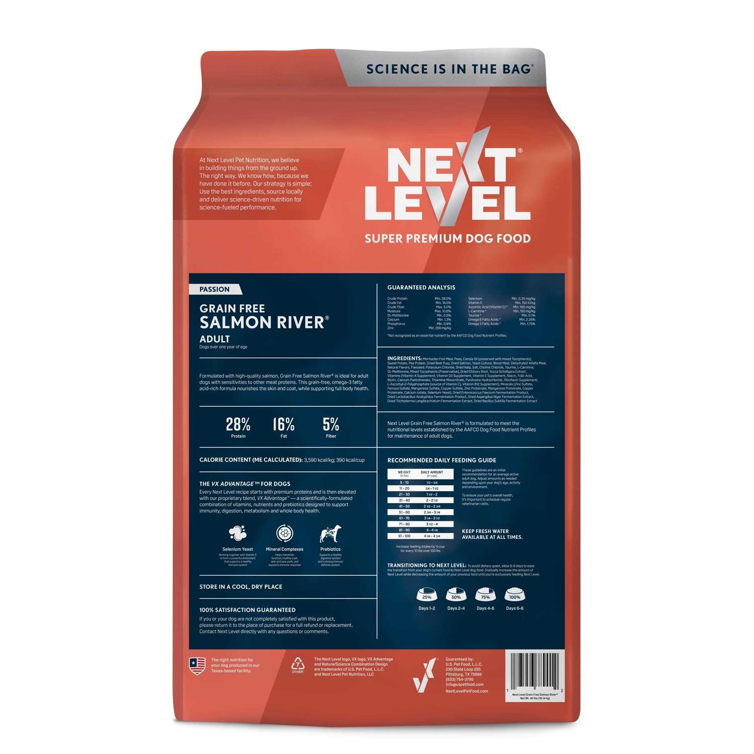 Next Level Grain Free Salmon River - Healthber