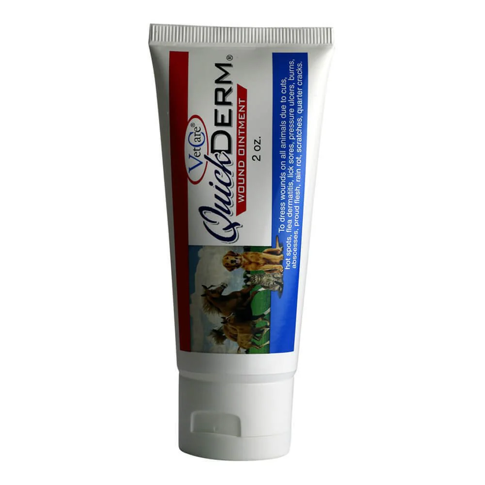 VetCare QuickDerm Wound Ointment, 2 oz - Healthber