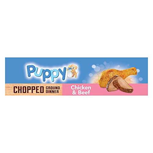 Pedigree Chopped Ground Dinner with Chicken & Beef Puppy Canned Wet Dog Food, 13.2-oz, case of 12 - Healthber