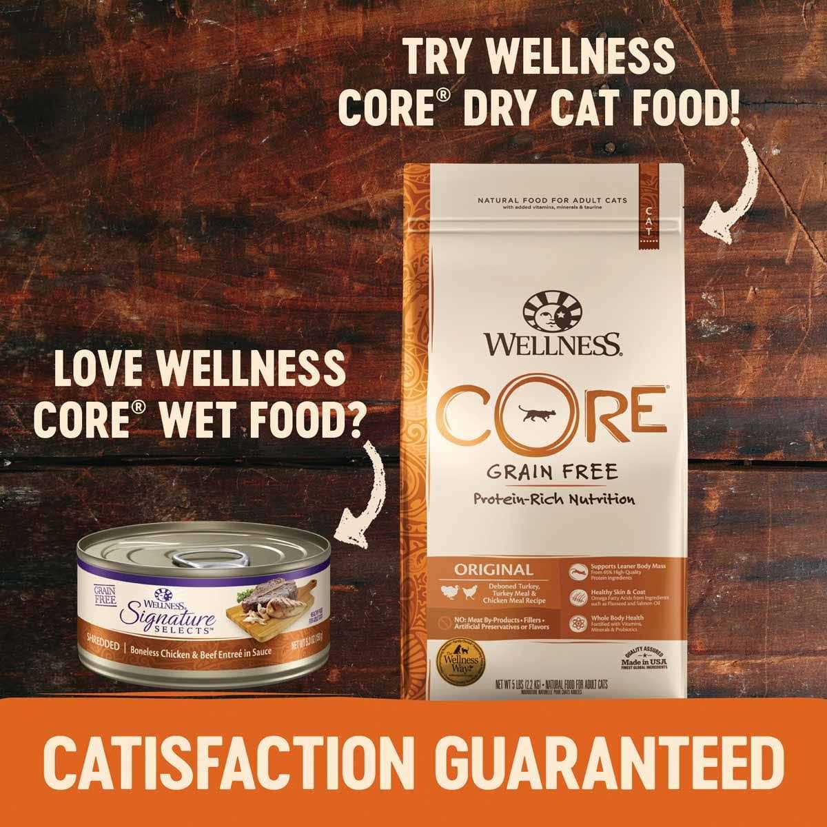 Wellness Signature Selects Natural Grain Free Cat Food Tuna & Salmon - Healthber