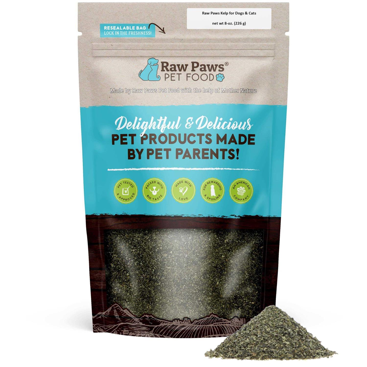 Raw Paws Organic Kelp for Dogs & Cats Iodine Rich for Thyroid - Healthber