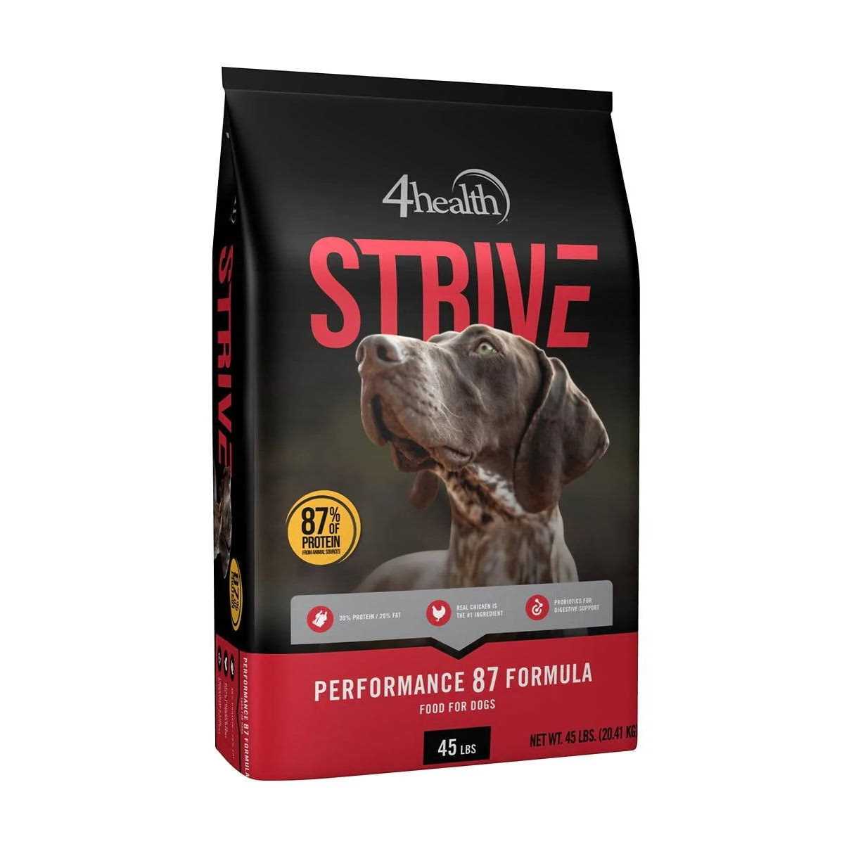 4health 9694 Strive Endurance Performance 87 Formula Dry Dog Food - Healthber