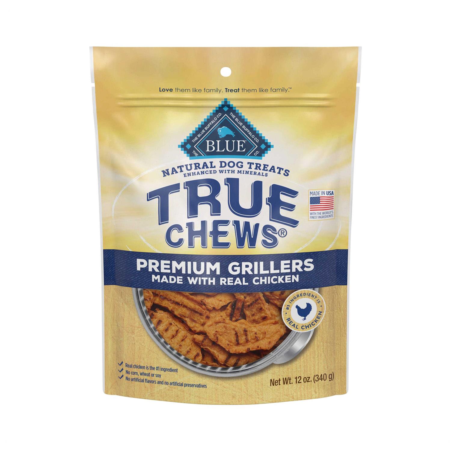 Blue Buffalo Chicken True Chews Premium Grillers Natural Dog Treats - Healthber