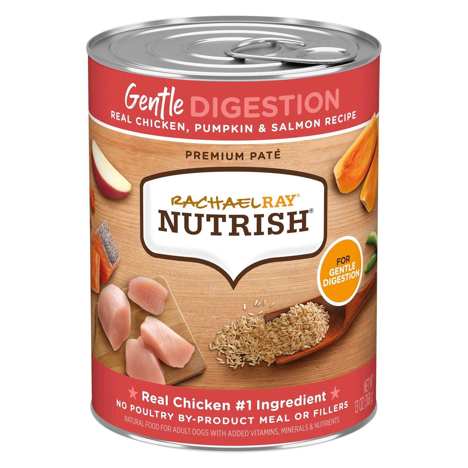 Rachael Ray Nutrish Gentle Digestion Chicken Pumpkin & Salmon Wet Dog Food - Healthber