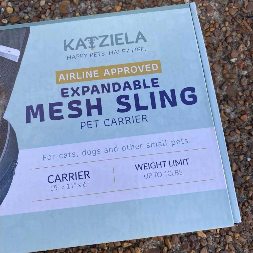 Katziela Expandable Pet Carrier Sling Bag - Healthber