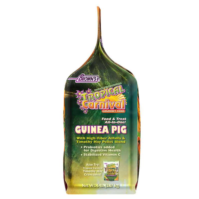 Brown’s Tropical Carnival Gourmet Guinea Pig Food - Healthber
