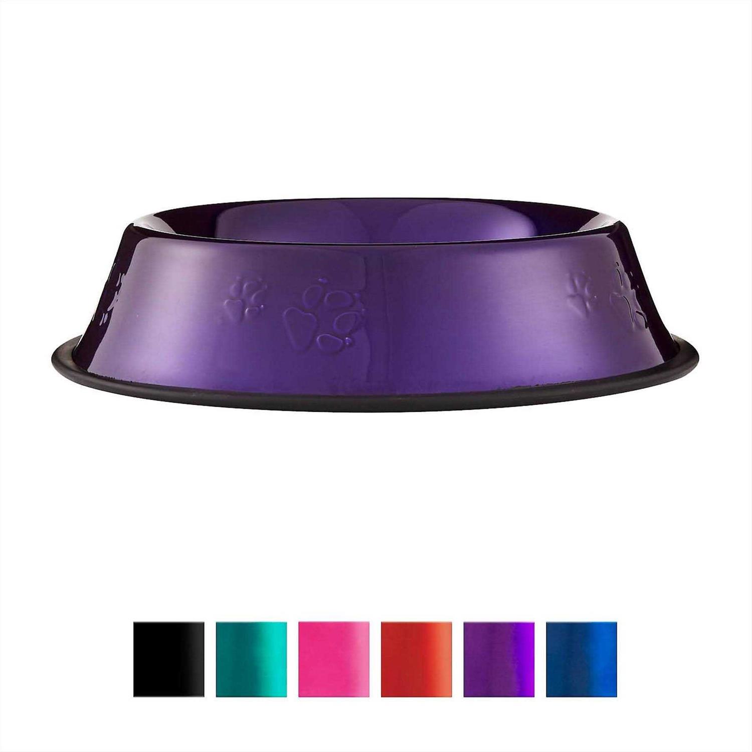 Platinum Pets Dog Non-Tip Stainless Steel Bowl - Healthber