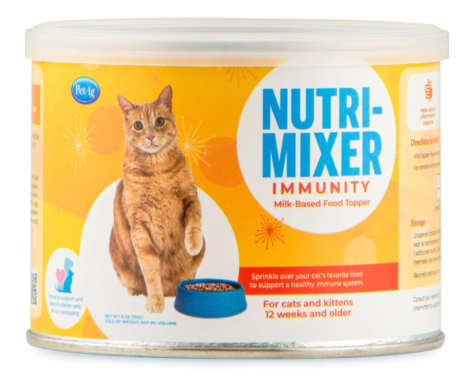 Nutri-Mixer Immunity Topper for Cats & Kittens, 6 oz - Healthber