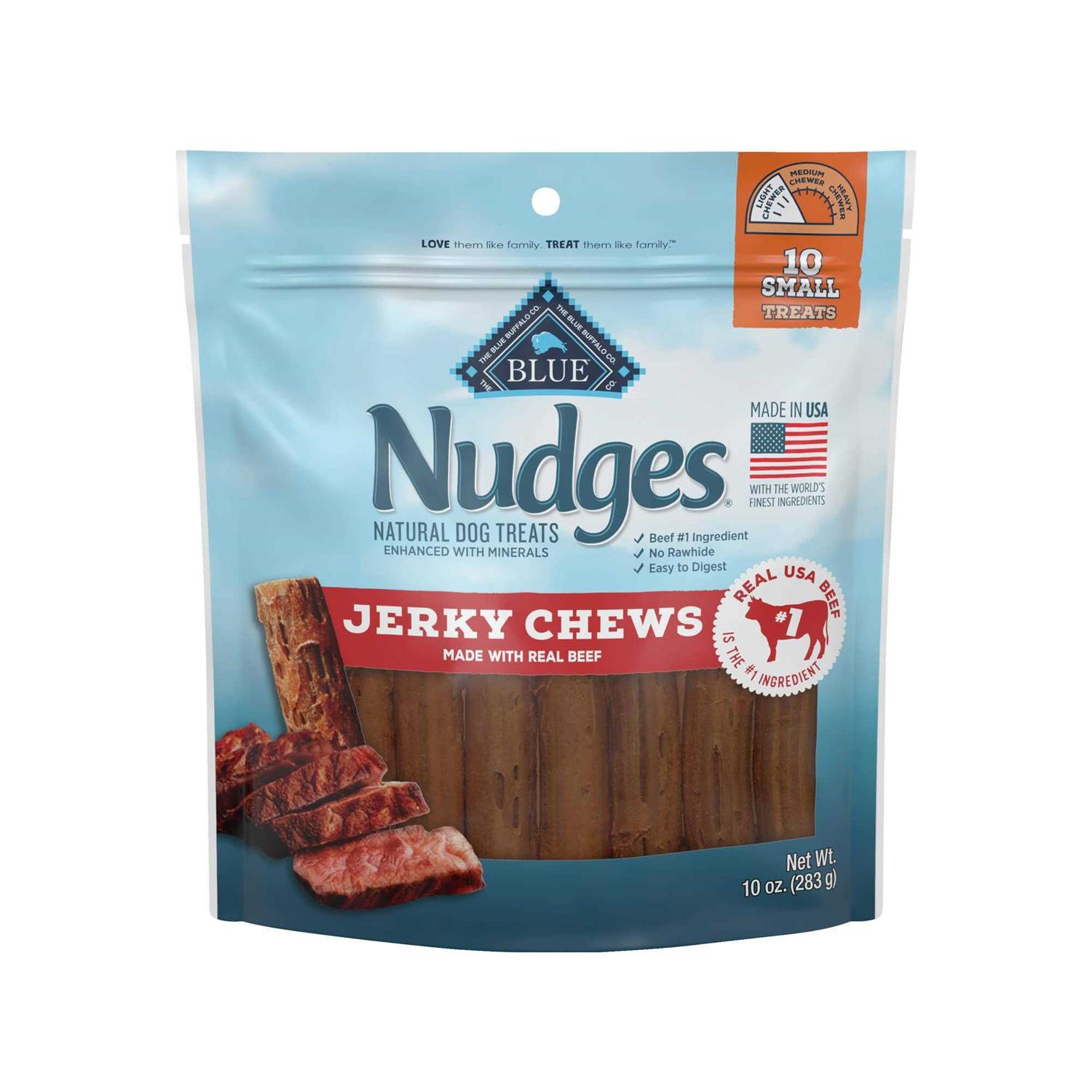 Blue Buffalo Nudges Jerky Chews Natural Dog Treats - Healthber