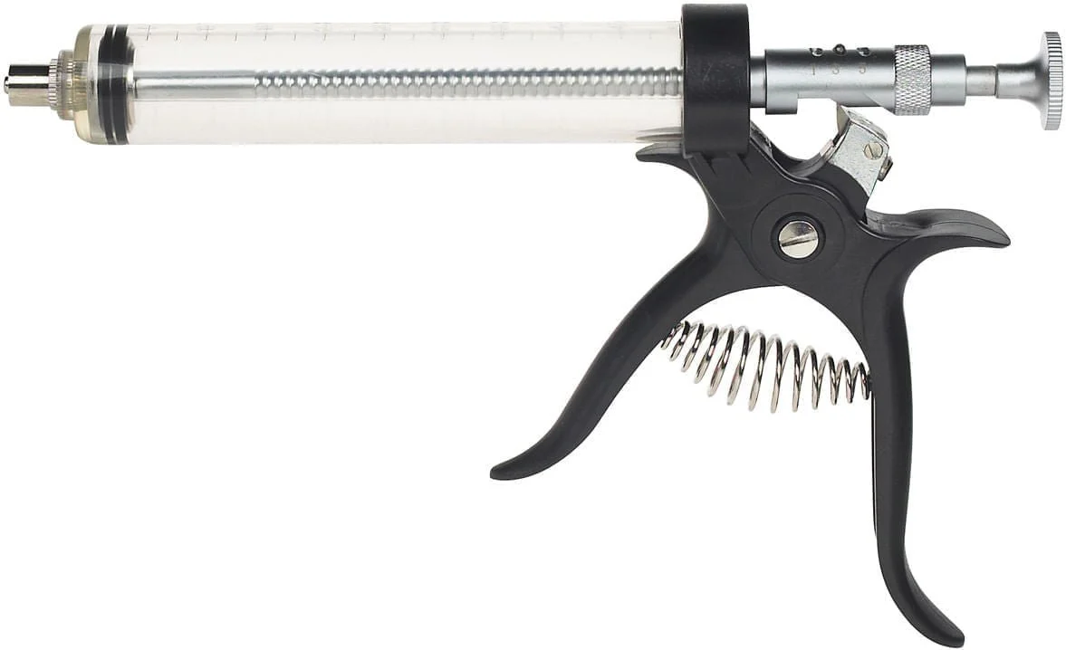 Cowboy Pistol Grip Syringe, 50 mL - Healthber